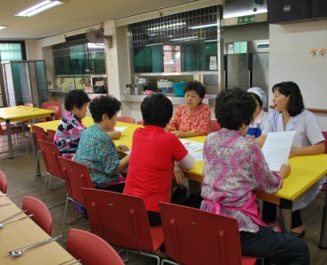 사랑의 식당 7월 위생교육 실시 이미지