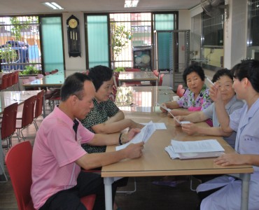 사랑의 식당 8월 위생교육 실시 이미지