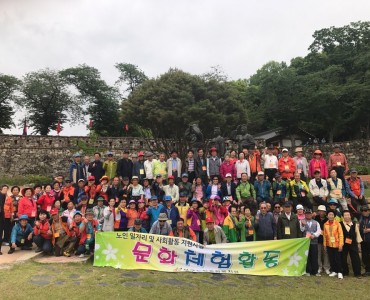 2017년 노인일자리및사회활동지원사업 상반기 문화체험 이미지