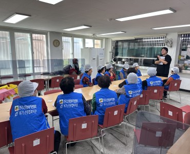 2025년 나눔누리봉사단 간담회 및 8회차 봉사활동 진행 이미지