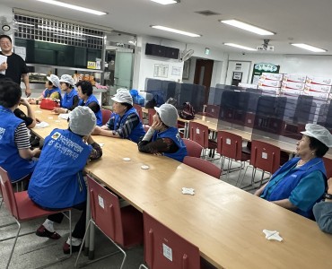 2025년 나눔누리봉사단 간담회 및 4회차 봉사활동 진행 이미지