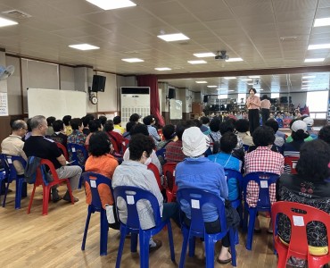 2024년 노인일자리사업(노노케어, 사랑의식당지원, 실버재능나눔사업) 간담회 진행 이미지