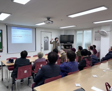 [상담사업] 북구보건소 연계 대사연주회(대사증후군,금연,절주) 건강교육 진행 이미지