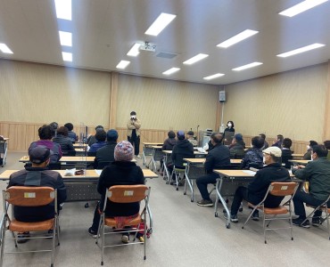 스쿨존안심하굣길사업 간담회 진행 이미지