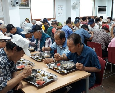 [무료급식지원사업] 말복 영양닭죽 제공 이미지