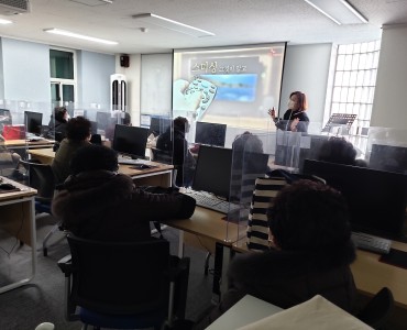 [상담사업] SK텔레콤 광주 CV센터 연계 이용어르신  소비자피해예방교육 이미지