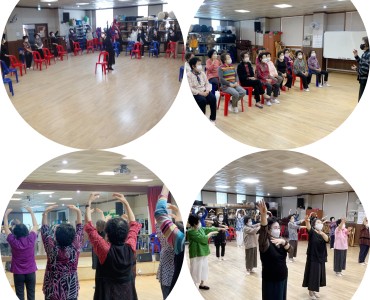 문화예술교육지원사업 노인무용 '발레' 이미지