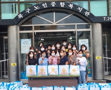 [노인맞춤돌봄서비스] 추석명절식품키트 전달 이미지