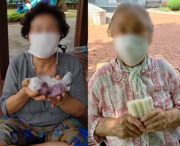 [노인맞춤돌봄서비스] 희망이네 방울기정떡 후원 전달 이미지