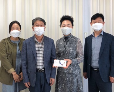 국민연금 북광주지사, 북구노인종합복지관에 상품권 전달 이미지